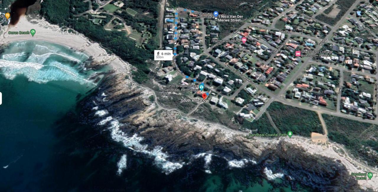 Mountain And Sea Cottage Hermanus Eksteriør bilde