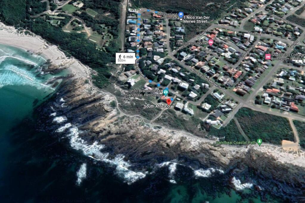 Mountain And Sea Cottage Hermanus Eksteriør bilde